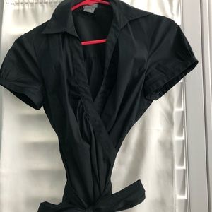 Ann Taylor Wrap Blouse